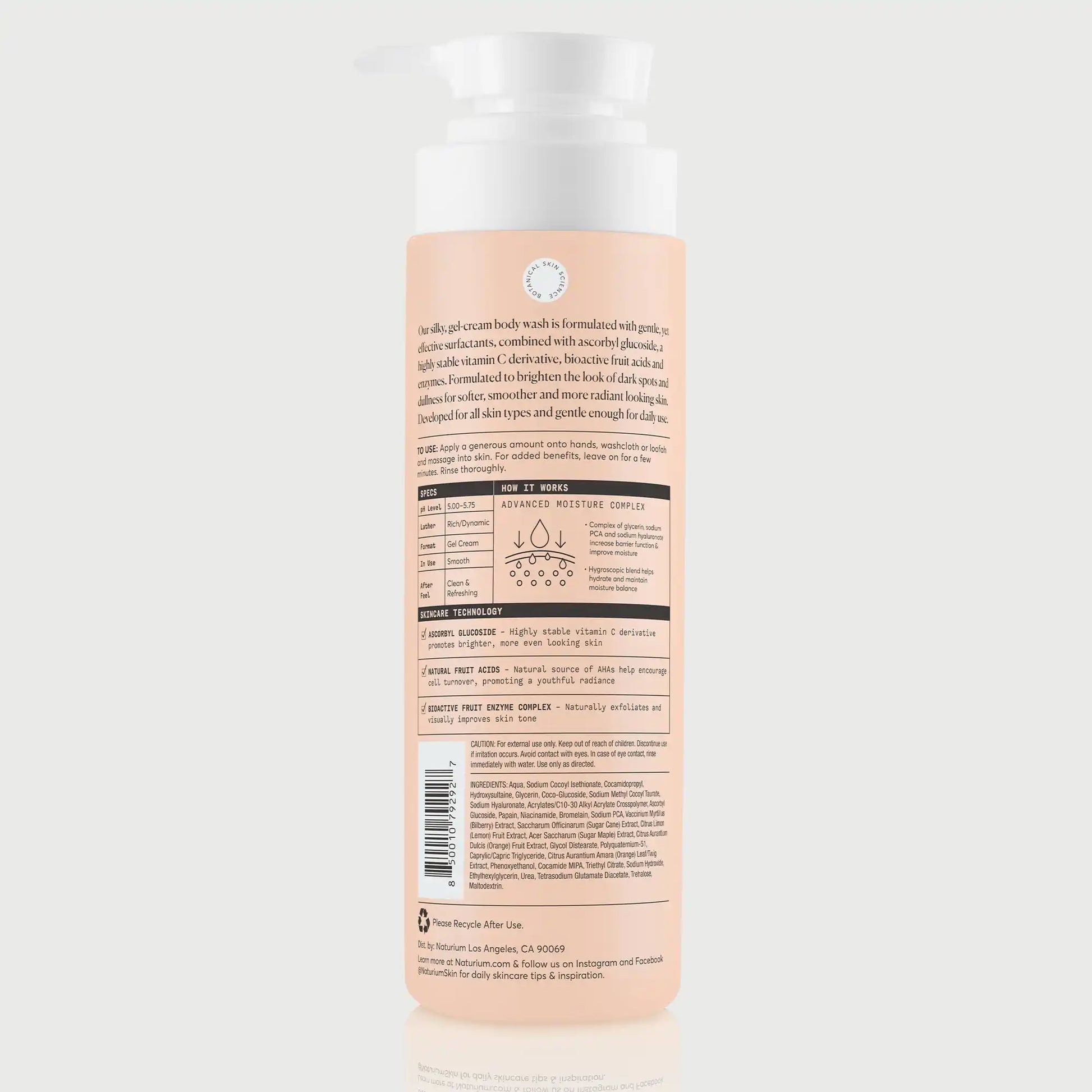 the-brightener-vitamin-c-brightening-body-wash-y1 NATR-The-Brightener-Body-Wash_back.webp